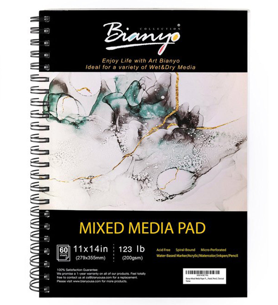 Wholesale] Bianyo Mixed Media Paper Pad, 11 X 14 – LOOKART INC